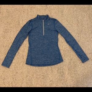 blue nike workout jacket